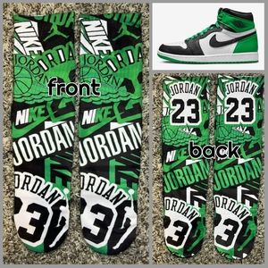 Jordan 1 lucky green socks